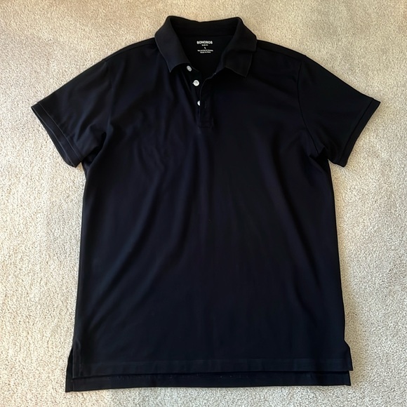 Black Bonobos slim fit polo